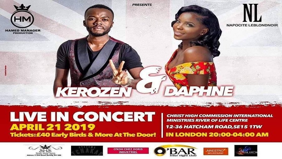 Daphné et Kerozen en concert à Londres