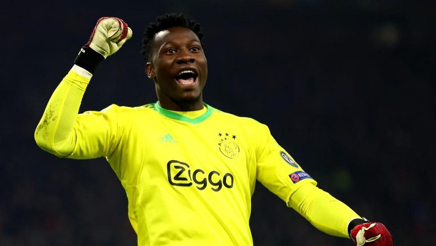André Onana: premier joueur a féliciter Marc Brys et le nouveau staff des Lions